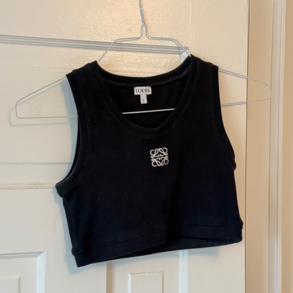 Loewe anagram crop tank top